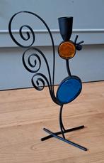 Ystad Gunnar kandelaar, vogel, Overige materialen, Blauw, Ophalen of Verzenden, Zo goed als nieuw