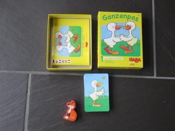 Ganzenpas, kaartspel HABA, voor 3-6jaar.  Mooi beschikbaar voor biedingen