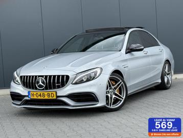Mercedes C-klasse AMG 63 Panoramadak - Led - Carbon - Burmes beschikbaar voor biedingen