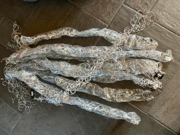 NIEUW set van 8 guirlanders kunsttakken met nep sneeuw beschikbaar voor biedingen