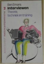 Interviewen (Techniek en training) Ben Emans, Ophalen of Verzenden, Zo goed als nieuw
