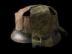 WW2 WH/XX Normandie ersatz helm overtrek., Verzamelen, Militaria | Tweede Wereldoorlog, Ophalen of Verzenden, Duitsland, Helm of Baret