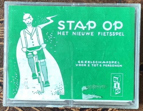 Stap op, het nieuwe fietsspel, vintage, Hobby en Vrije tijd, Gezelschapsspellen | Kaartspellen, Zo goed als nieuw, Ophalen of Verzenden