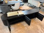 Magazijn leegverkoop tv meubel retro zwart mangohout ribbel, Nieuw, Ophalen of Verzenden, Info@wkhome.nl, Argonweg 20 Amersfoort