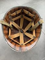 Amerikaanse M1 Schlueter helm met Firestone liner, US , WO2, Ophalen of Verzenden, Landmacht, Amerika