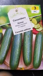 Komkommer zaden gratis, Verzenden