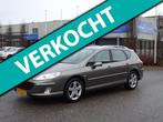 Peugeot 407 SW 2.0-16V ST Pack Business Pano Leer Navi, Gebruikt, 4 cilinders, Navigatiesysteem, Euro 4