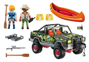 Playmobil - Pickup 4x4 met kano (5558) beschikbaar voor biedingen