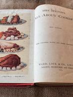 Antiek Mrs. Beeton Kookboek 1913 - All-About Cookery, Boeken, Ophalen of Verzenden, Gelezen, Overige typen