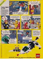 Retro reclame 1986 Lego Miniland ruimtevaart astronauten, Overige typen, Ophalen of Verzenden