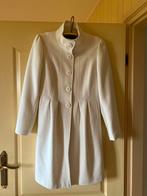Melvin Witte Mantel - Maat 42, Kleding | Dames, Maat 42/44 (L), Ophalen of Verzenden, Zo goed als nieuw, Wit