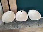 Gliss 900 Pedrali design kuipstoelen €10, Ophalen, Zo goed als nieuw, Wit, Drie