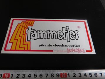 sticker INDOKING Tammetjes pikante vleeshappertjes  beschikbaar voor biedingen