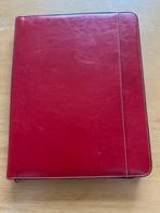 Brepols Schrijfmap - Rood nep Leder, Diversen, Schrijfwaren, Ophalen of Verzenden, Zo goed als nieuw