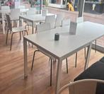 Horeca spullen, Ophalen of Verzenden, Zo goed als nieuw, Wit, 6 tot 8 stoelen
