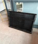 Adori Bench Met 2 Schuifdeuren Zwart - Hondenbench, Dieren en Toebehoren, Hondenhokken, Ophalen, Gebruikt, Minder dan 65 cm, Hondenhok