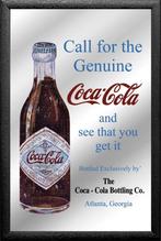 Coca Cola call for the genuine reclame spiegel wand deco, Verzamelen, Merken en Reclamevoorwerpen, Nieuw, Ophalen of Verzenden