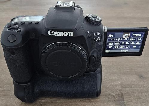 Canon EOS 90D in zeer goede staat met battery grip, Audio, Tv en Foto, Fotocamera's Digitaal, Zo goed als nieuw, Spiegelreflex