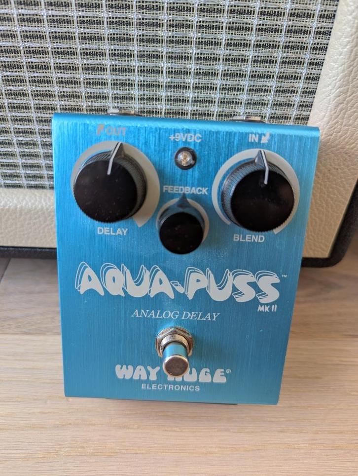 Way Huge Aqua Puss Analog Delay (Mk2), Muziek en Instrumenten, Effecten, Zo goed als nieuw, Delay of Echo, Ophalen of Verzenden