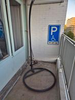 Hangstoel met Kussen, Ophalen, Gebruikt, Zwart, Riet of Rotan