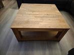 Houten Salontafel - Vierkant en Rustiek, Gebruikt, 50 tot 100 cm, Rustiek, Vierkant
