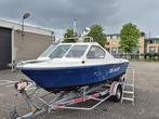 Beekman boot incl trailer afdekzeil, Watersport en Boten, Vis- en Consoleboten, Ophalen, Gebruikt, 30 tot 50 pk, 3 tot 6 meter