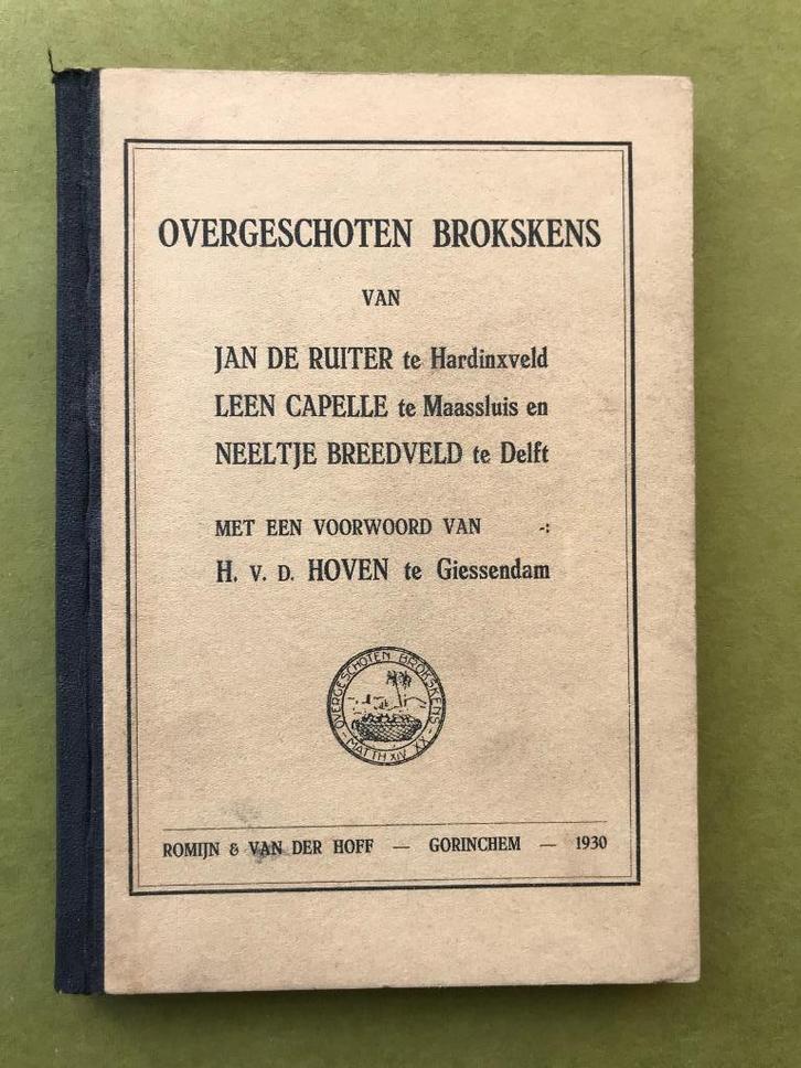 Overgeschoten brokskens (1930), Boeken, Godsdienst en Theologie, Gelezen, Christendom | Protestants, Ophalen of Verzenden