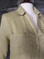 Puur linnen Safari lichtgroen of lichtblauw blouses tuniek, Kleding | Dames, Blouses en Tunieken, Maat 38/40 (M), Ophalen of Verzenden