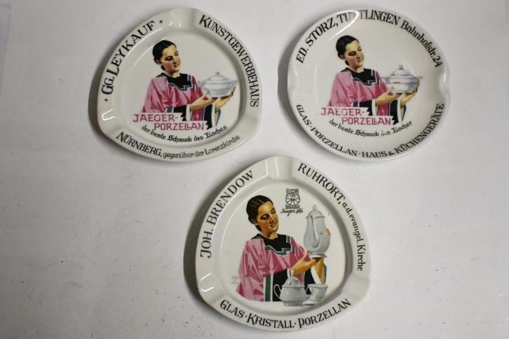 Jaeger porselein bavaria reclame items 3 verschillende, Antiek en Kunst, Antiek | Porselein, Ophalen of Verzenden