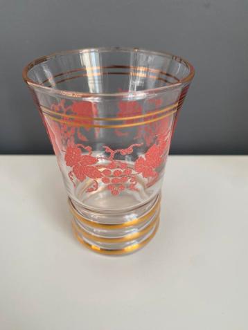 Vintage Limonade Glazen jaren 50-60 beschikbaar voor biedingen