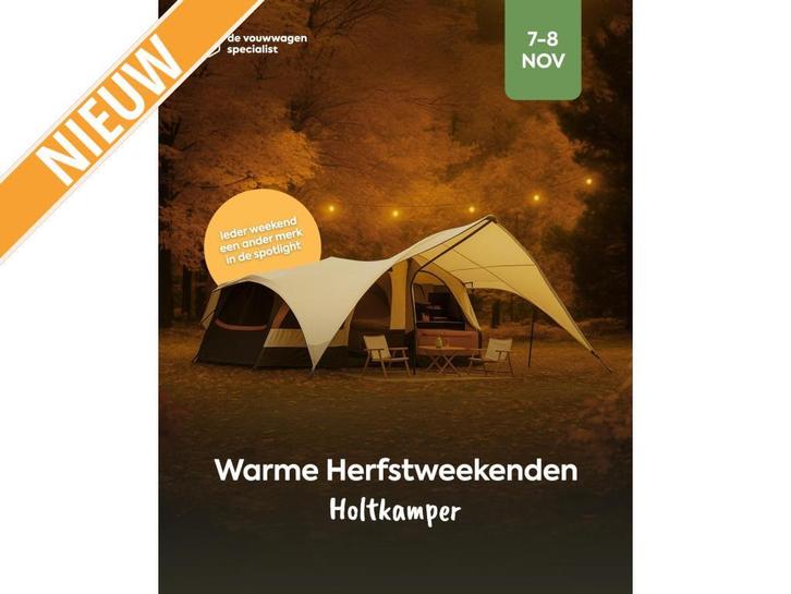 Holtkamper / Warme herfstweken, Caravans en Kamperen, Vouwwagens, Holtkamper