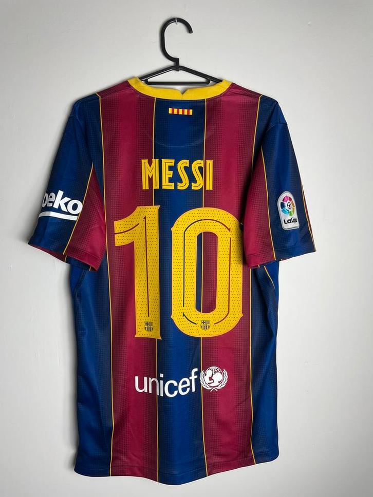 Origineel Barcelona shirt 2020/2021 - Messi -  Maat M, Sport en Fitness, Voetbal, Zo goed als nieuw, Shirt, Maat M, Ophalen of Verzenden