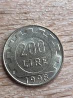 Italië 200 Lire 1998, Postzegels en Munten, Munten | Europa | Niet-Euromunten, Ophalen of Verzenden