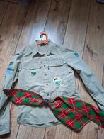 Gidsen blouse met das maat 38, Verzamelen, Scouting, Ophalen of Verzenden, Gebruikt, Kleding