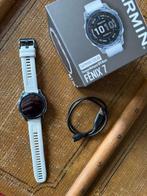 Garmin Fenix 7 Titan Sapphire Solar 47mm GPS, Sieraden, Tassen en Uiterlijk, Sporthorloges, Zwart, Garmin, Ophalen of Verzenden