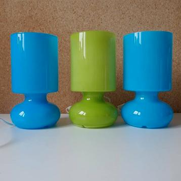 2x Ikea Lykta lamp hemelsblauw beschikbaar voor biedingen