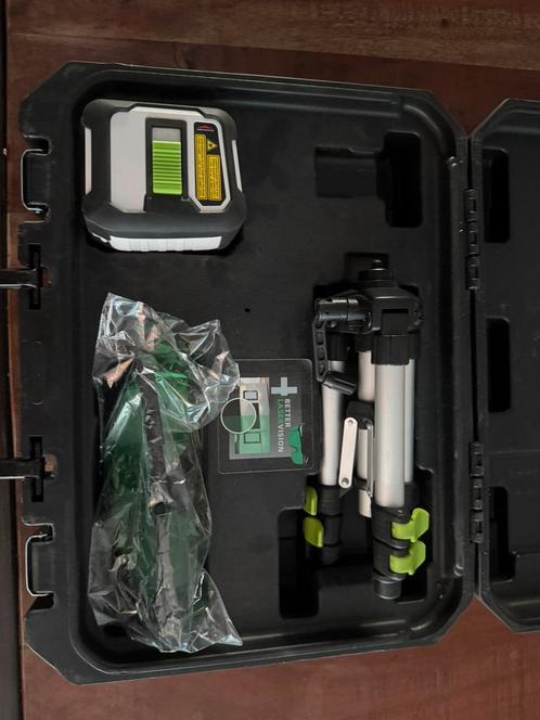 Laserliner CompactCross-Laser Pro kruislijnlaser Groen, Doe-het-zelf en Verbouw, Meetapparatuur, Zo goed als nieuw, Ophalen of Verzenden