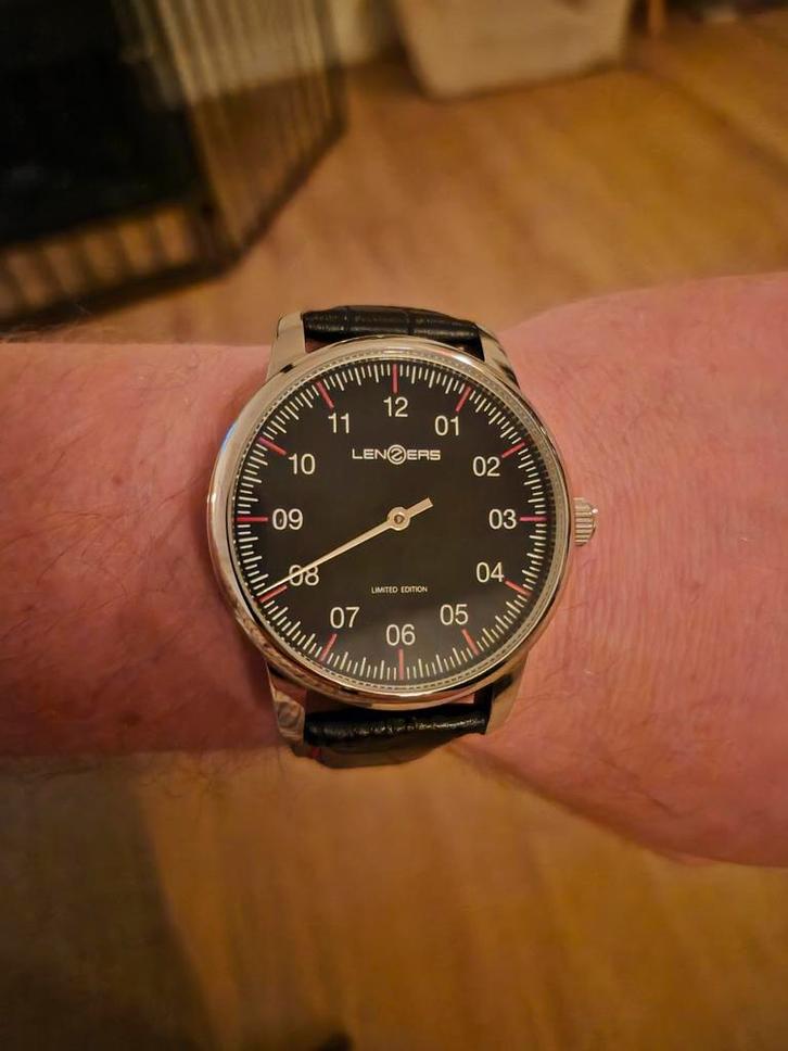 Eenwijzer horloge 48mm Limited Edition! Nieuwe batterij, Sieraden, Tassen en Uiterlijk, Horloges | Heren, Zo goed als nieuw, Overige merken