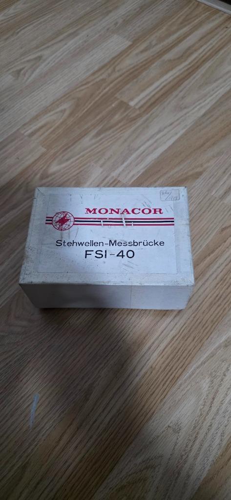 monacor fsi-40 swr power meter, Telecommunicatie, Zenders en Ontvangers, Zo goed als nieuw, Zender, Ophalen of Verzenden