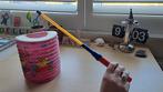 Lampion van papier met clowns en stok met lampje, Ophalen of Verzenden, Gebruikt, Jongen of Meisje