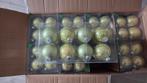 128x Groene glazen kerstballen 80mm, Diversen, Ophalen, Zo goed als nieuw
