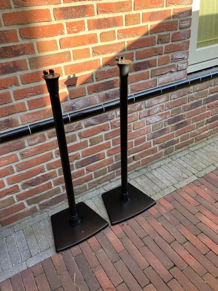 2x Sanus Sonos Speaker Stands - Zwart - 85cm, Audio, Tv en Foto, Luidsprekers, Gebruikt, Front, Rear of Stereo speakers, Sonos