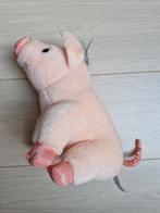 1995 originele babe the gallant pig hasbro plush pluche pop, Ophalen of Verzenden, Zo goed als nieuw, Actiefiguur of Pop