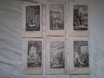 6 Antieke "Bid Prentjes"., Antiek en Kunst, Antiek | Religie, Ophalen of Verzenden