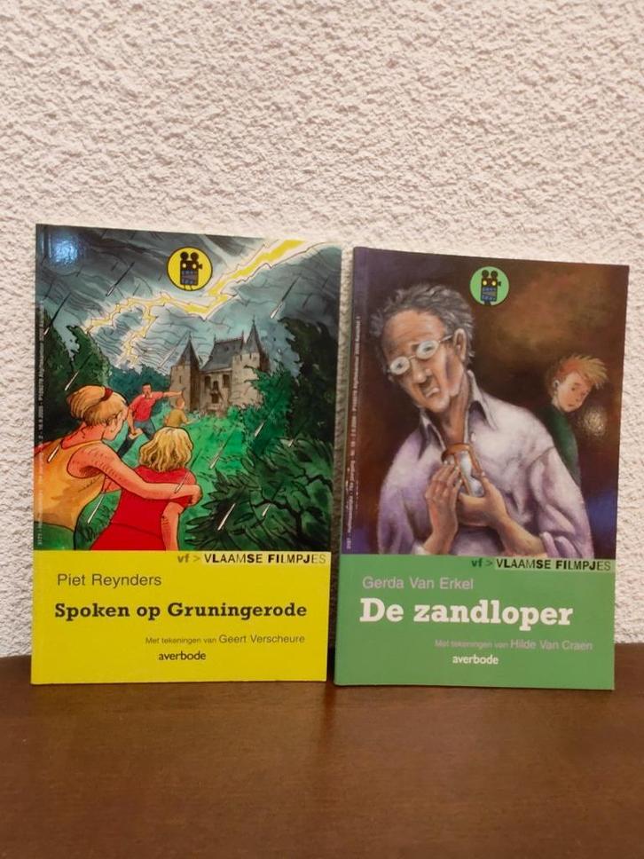 2 Vlaamse Filmpjes - Spoken op Gruningerode - De Zandloper, Boeken, Kinderboeken | Jeugd | 10 tot 12 jaar, Zo goed als nieuw, Fictie