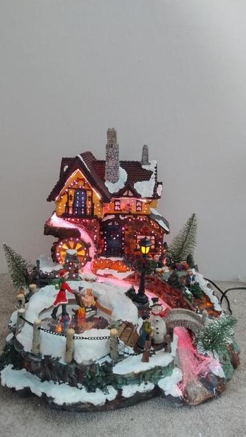 Kerstdorp met schaatsbaan beschikbaar voor biedingen