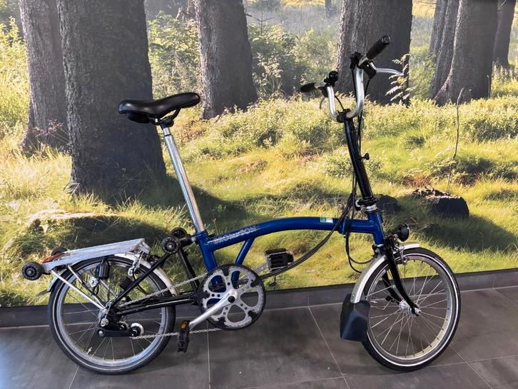 Brompton vouwfiets 3 versnellingen (naafversnelling), Fietsen en Brommers, Fietsen | Vouwfietsen, Gebruikt, Brompton, 16 tot 18 inch