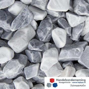 Icy blue grind afgeronde wit grijs blauw siergrind tuin deco beschikbaar voor biedingen