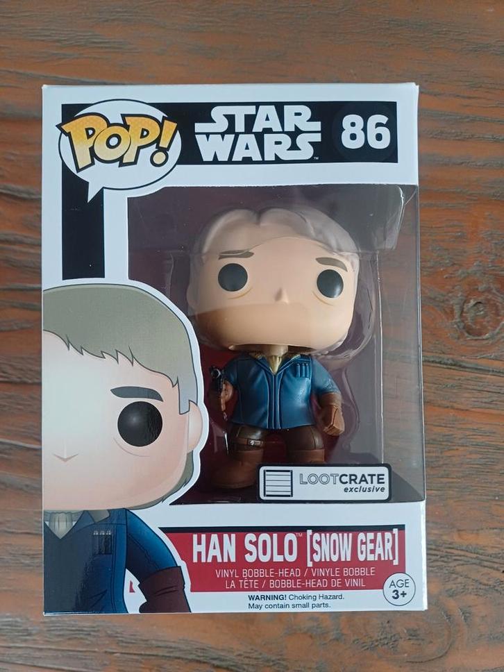 Funko Pop: 86 Han Solo, snow gear (Star Wars, the Force..), Verzamelen, Poppetjes en Figuurtjes, Ophalen of Verzenden