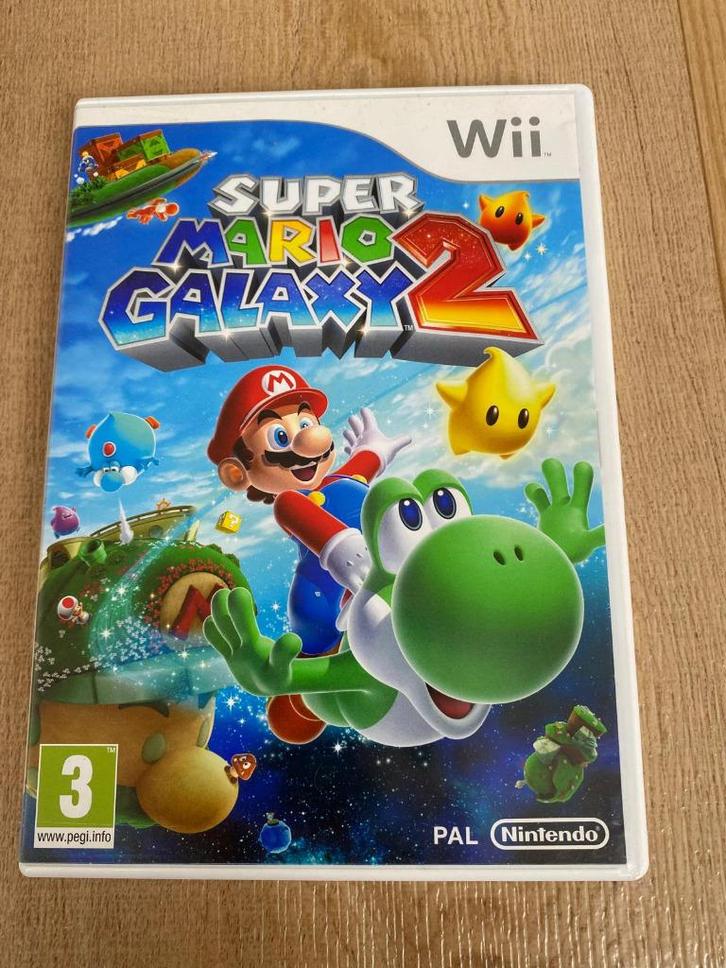 Nintendo WII super mario galaxy 2, Spelcomputers en Games, Games | Nintendo Wii, Zo goed als nieuw, Avontuur en Actie, 2 spelers